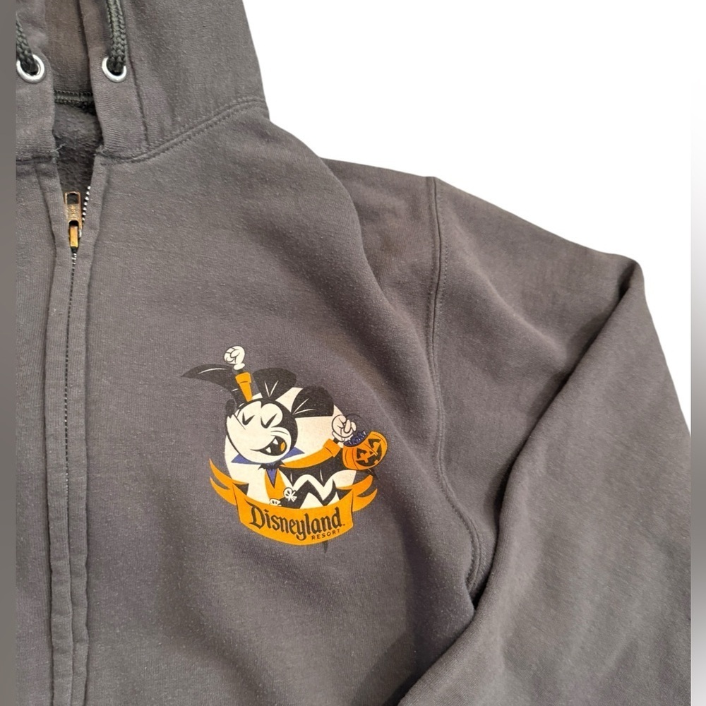 Disney Parks Mickey's Halloween Party 2018 Zip-Up Hoodie Sweatshirt Small - Picture 3 of 6